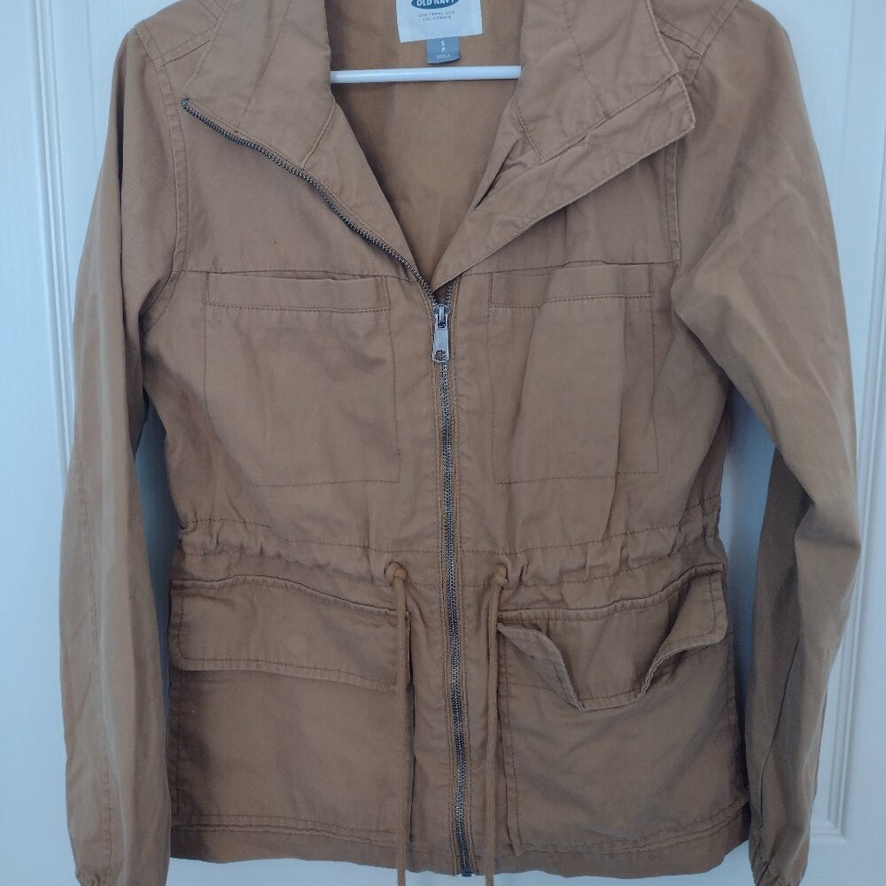 Tan Old Navy Utility Jacket (Women's S)